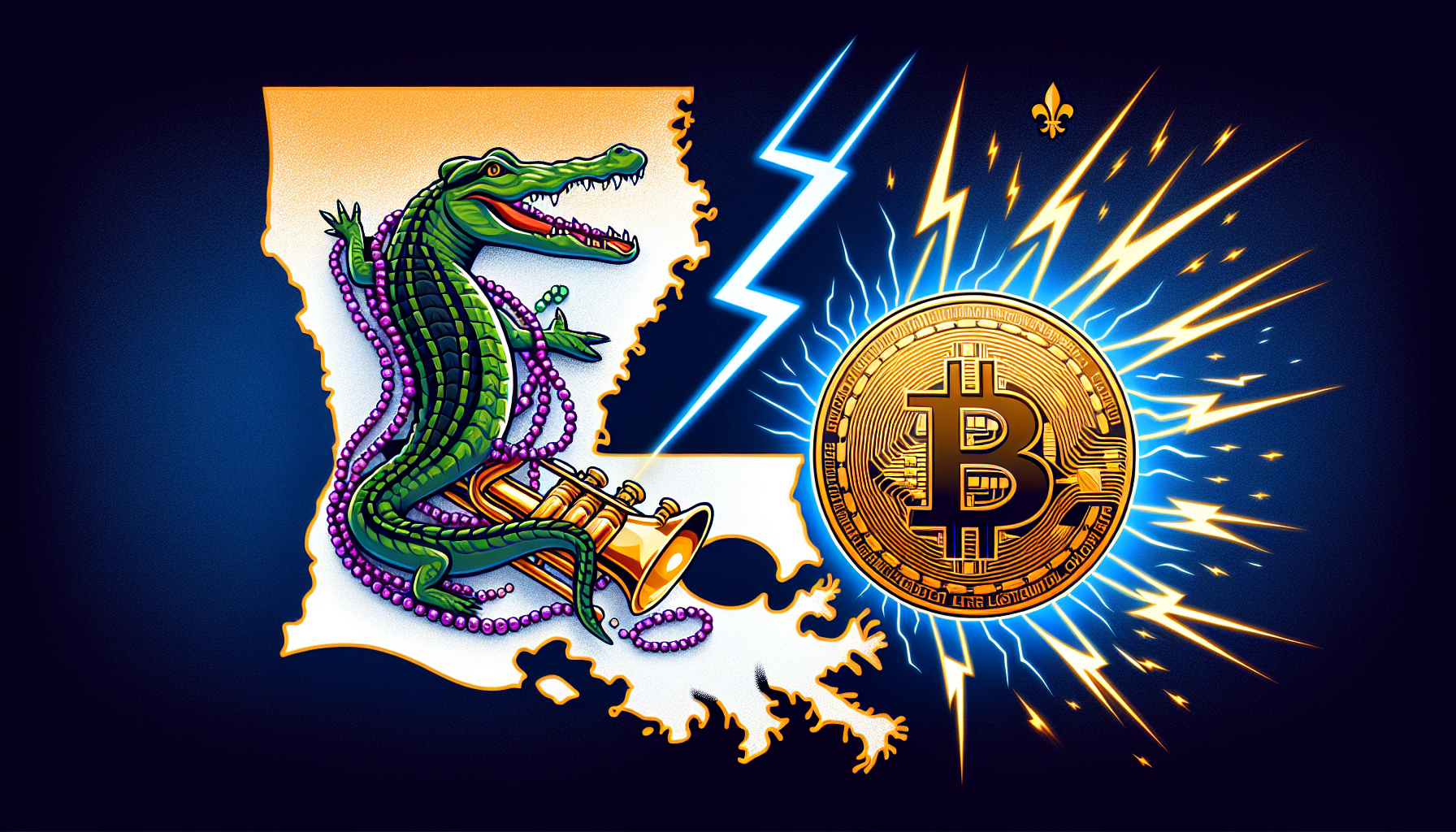 Louisiana chấp nhận thanh toán crypto đầu tiên qua Bitcoin Lightning