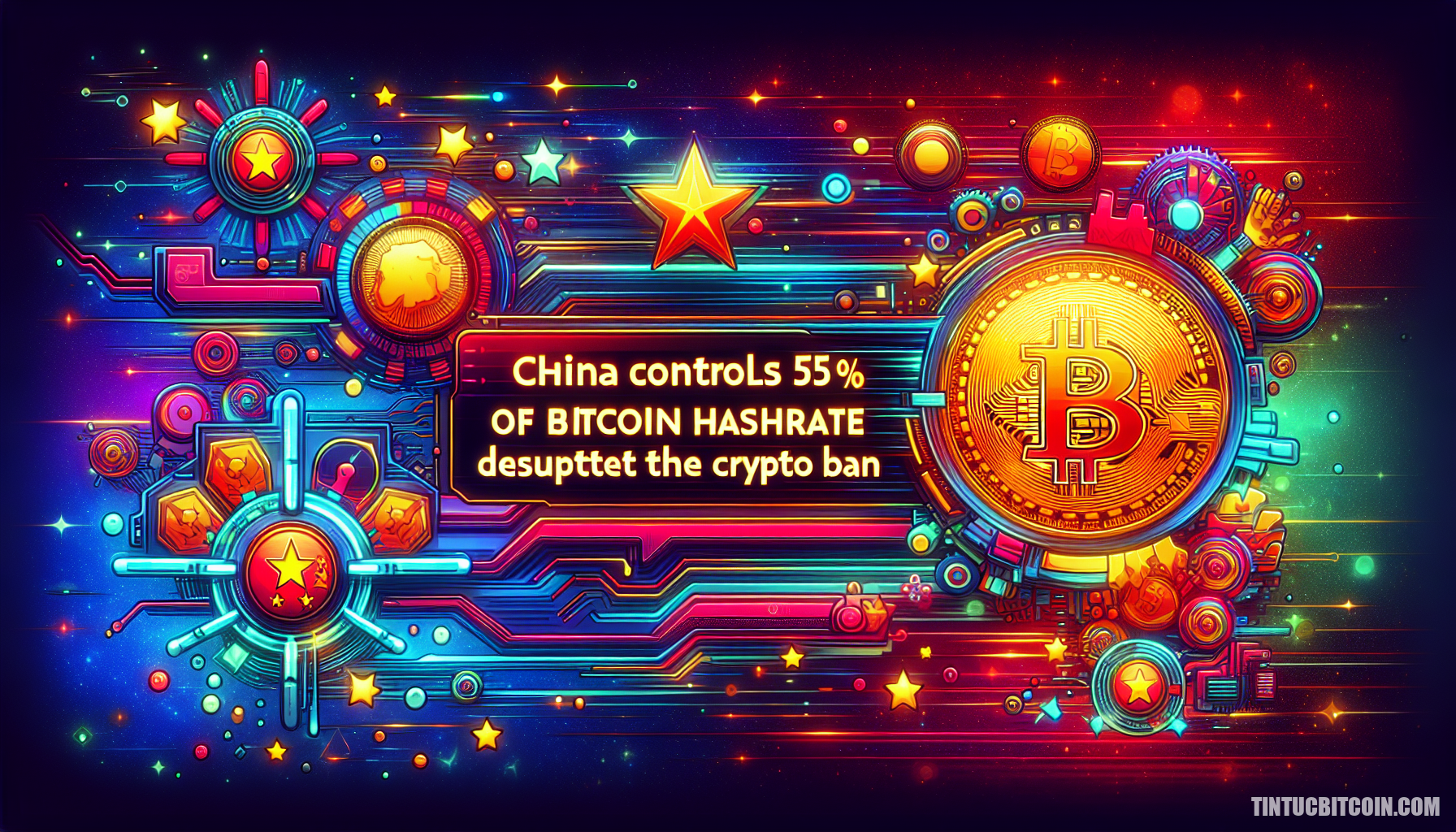 Trung Quốc kiểm soát 55% hashrate Bitcoin dù lệnh cấm crypto