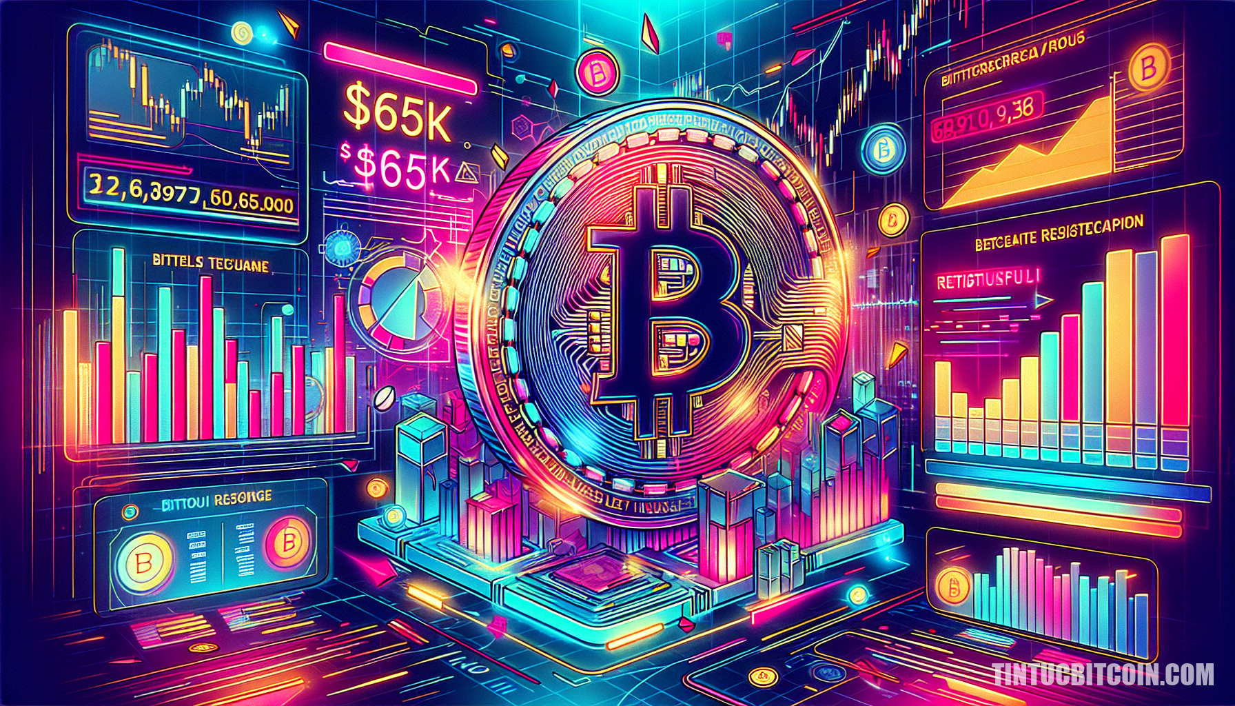 Giá Bitcoin co lại: $65K là ngưỡng kháng cự thật