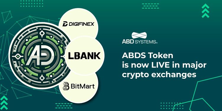 ABDS Token đã được giao dịch trên 3 sàn tiền điện tử lớn