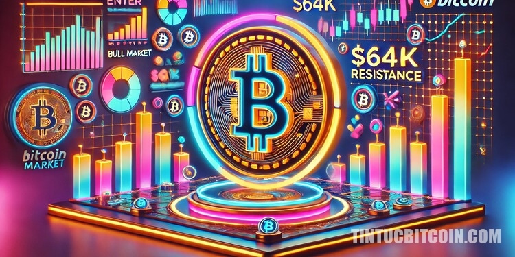 Bitcoin sẽ bùng nổ? Mức kháng cự $64K quyết định!