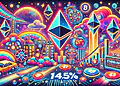 Ethereum tăng mạnh: Số lượng địa chỉ hoạt động tăng vọt 14,5%