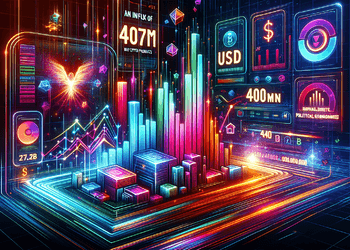 Dòng tiền 407M USD đổ vào sản phẩm crypto do thay đổi chính trị