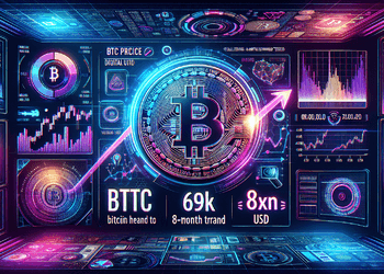 Giá BTC hướng tới 69K USD: Bitcoin thách thức xu hướng giảm 8 tháng