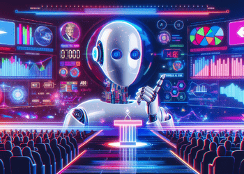 Bot AI thay thế ứng viên vắng mặt trong tranh luận Virginia