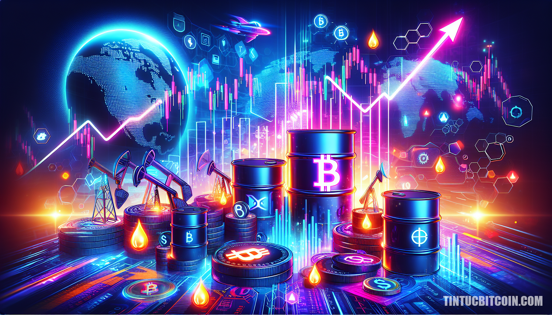 Bitcoin có thể tăng nếu giá dầu, năng lượng leo thang?