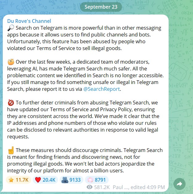 Luật sư tiền ảo lên tiếng về 'tội' của CEO Telegram — Hợp pháp không? - Tin Tức Bitcoin - Cập Nhật Tin Tức Coin Mới Nhất 24/7 2025 Cập nhật về Pavel Durov