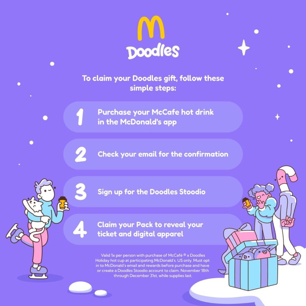 110 triệu cốc Doodles McDonald’s gây sốt ở Mỹ - Tin Tức Bitcoin - Cập Nhật Tin Tức Coin Mới Nhất 24/7 2025 Làm thế nào để nhận – Doodles x McDonald's