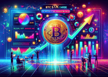 BTC 77K USD tăng, không lo định giá cao như chứng khoán