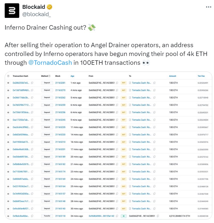 Crypto drainers nghỉ hưu khi điều tra viên áp sát - Tin Tức Bitcoin - Cập Nhật Tin Tức Coin Mới Nhất 24/7 2025 Crypto drainers nghỉ hưu khi điều tra viên áp sát - Tin Tức Bitcoin - Cập Nhật Tin Tức Coin Mới Nhất 24/7 2025