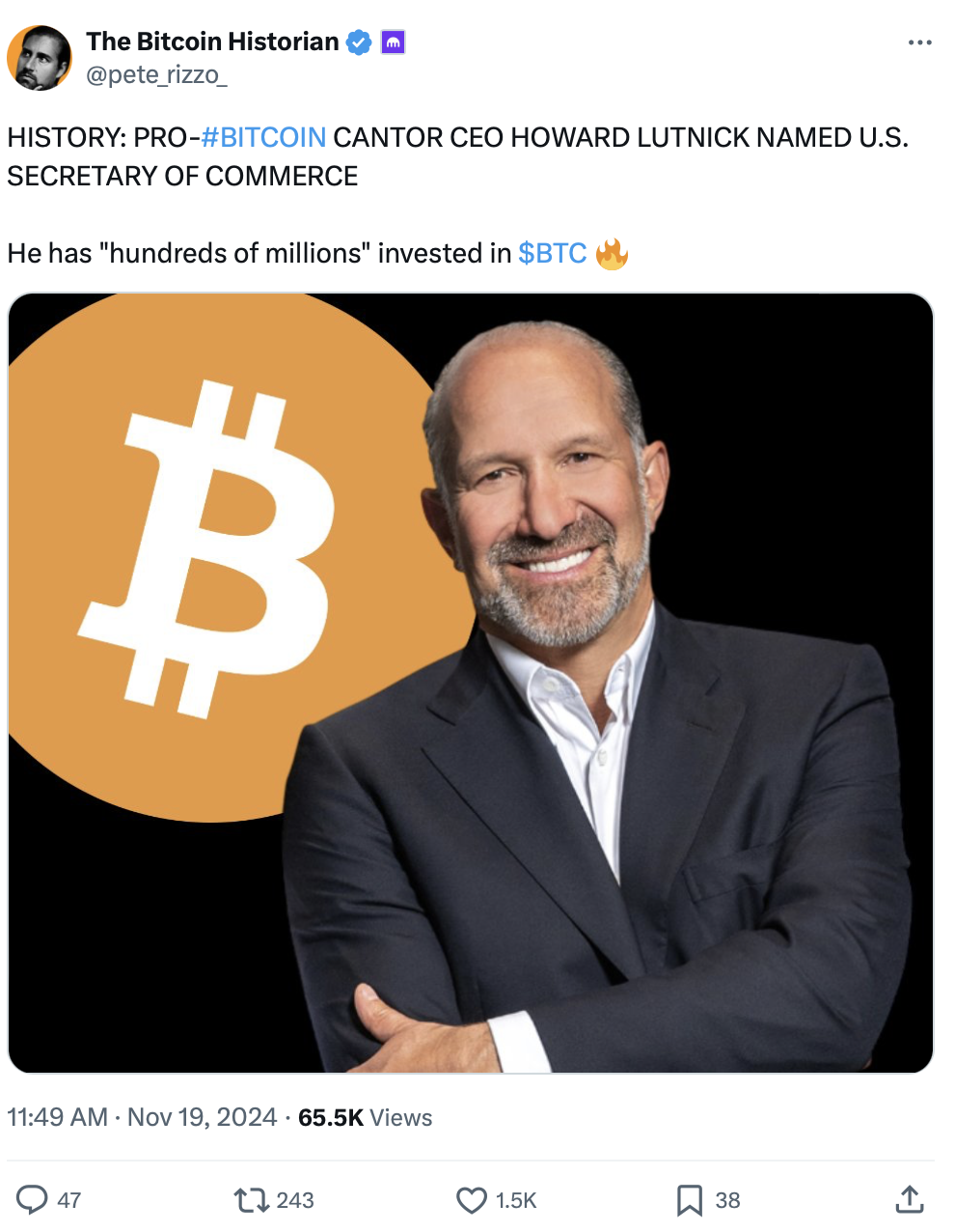 Donald Trump chọn Lutnick dẫn dắt thương mại ủng hộ Tiền Điện Tử - Tin Tức Bitcoin - Cập Nhật Tin Tức Coin Mới Nhất 24/7 2025 Donald Trump chọn Lutnick dẫn dắt thương mại ủng hộ Tiền Điện Tử - Tin Tức Bitcoin - Cập Nhật Tin Tức Coin Mới Nhất 24/7 2025