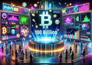 Tài sản Bitcoin ETF tại Mỹ vượt mốc 100 tỷ USD!