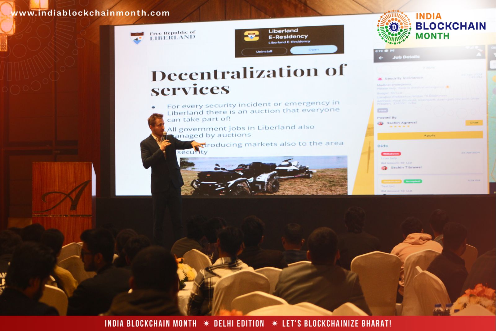 India Blockchain Month 2024 Khởi Động Với 50+ Sự Kiện! - Tin Tức Bitcoin - Cập Nhật Tin Tức Coin Mới Nhất 24/7 2025 Petr Liberland, Chủ tịch Liberland