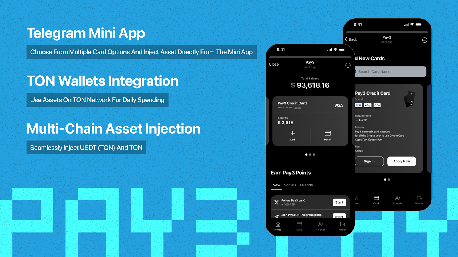 Pay3 Ra Mắt Nền Tảng Thanh Toán Kết Nối Telegram và TON - Tin Tức Bitcoin - Cập Nhật Tin Tức Coin Mới Nhất 24/7 2025 Pay3 Ra Mắt Nền Tảng Thanh Toán Kết Nối Telegram và TON - Tin Tức Bitcoin - Cập Nhật Tin Tức Coin Mới Nhất 24/7 2025