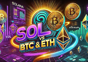 Solana tụt lại phía sau Bitcoin và Ethereum