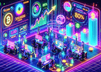 Vốn hóa USDC tăng 80%, thị trường tiền điện tử sôi động