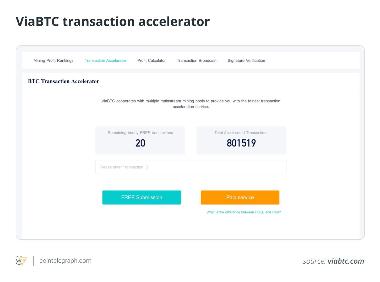 Bộ gia tốc giao dịch ViaBTC