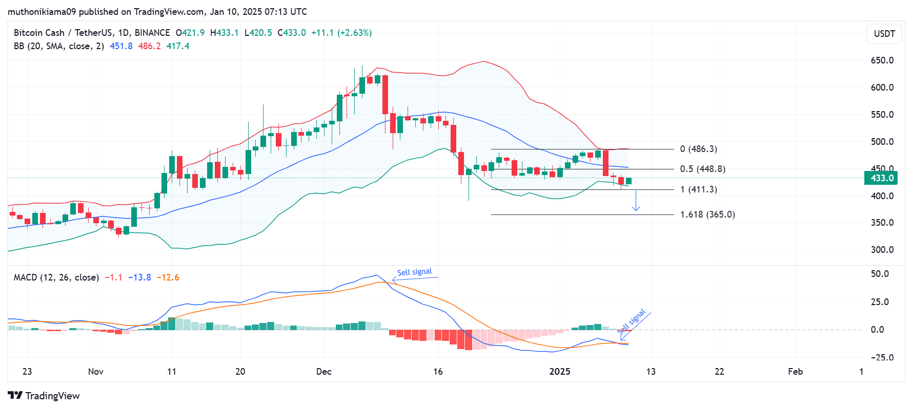 Bitcoin Cash: Liệu BCH có giảm dưới 365 USD hay không? - Tin Tức Bitcoin - Cập Nhật Tin Tức Coin Mới Nhất 24/7 2025 Bitcoin Cash: Liệu BCH có giảm dưới 365 USD hay không? - Tin Tức Bitcoin - Cập Nhật Tin Tức Coin Mới Nhất 24/7 2025