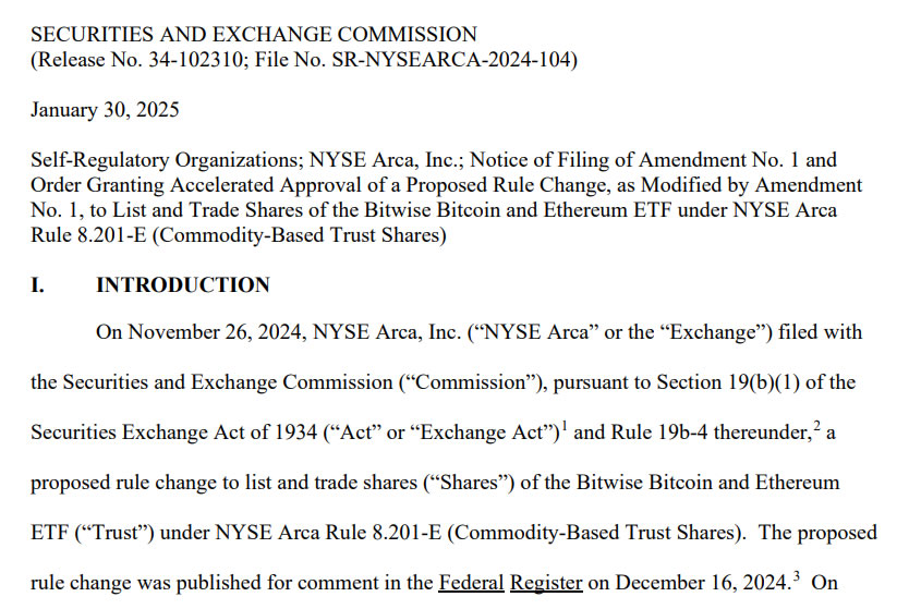 Bitcoin ETF & Ethereum Bitwise tiến gần phê duyệt SEC - Tin Tức Bitcoin - Cập Nhật Tin Tức Coin Mới Nhất 24/7 2025 SEC, Ethereum ETF, Bitcoin ETF
