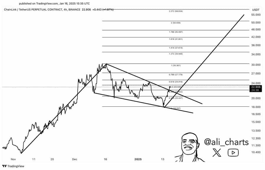 LINK có thể đạt tới 58 USD nhờ các cá voi đầu tư? - Tin Tức Bitcoin - Cập Nhật Tin Tức Coin Mới Nhất 24/7 2025