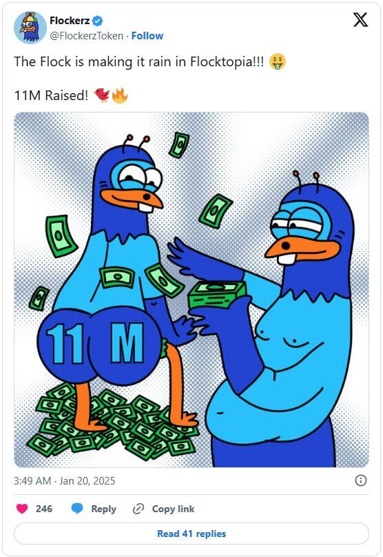 Đừng Bỏ Lỡ: Những Đồng Tiền Điện Tử Nổi Bật Sau Lễ Nhậm Chức Của Donald Trump - Tin Tức Bitcoin - Cập Nhật Tin Tức Coin Mới Nhất 24/7 2025 Flockerz ($FLOCK)