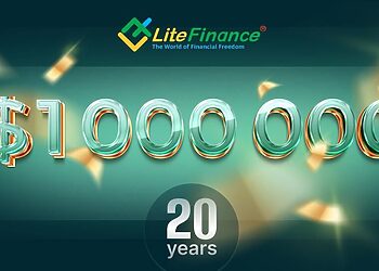 LiteFinance kỷ niệm 20 năm với thử thách lên đến $1.000.000