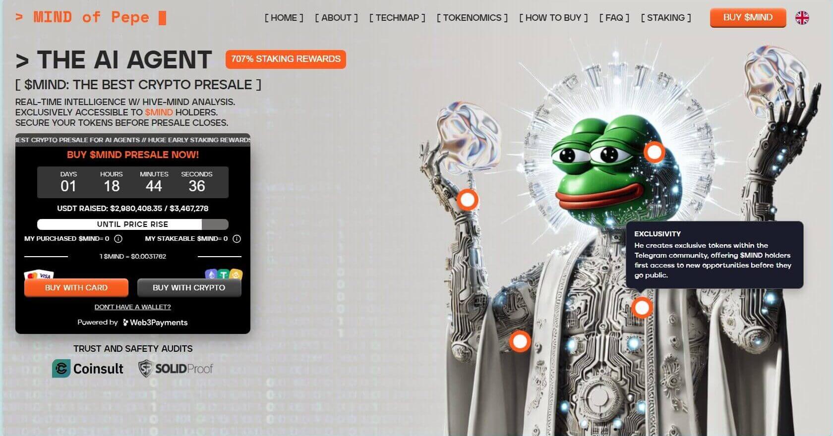 Đừng Bỏ Lỡ: Những Đồng Tiền Điện Tử Nổi Bật Sau Lễ Nhậm Chức Của Donald Trump - Tin Tức Bitcoin - Cập Nhật Tin Tức Coin Mới Nhất 24/7 2025 MIND of Pepe ($MIND)