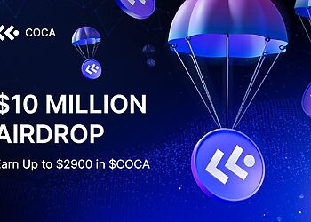 COCA tặng 10 triệu USD tiền điện tử tháng 2