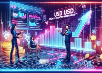 USDC đạt 60 tỷ USD: Tiến gần lật ngược USDT?