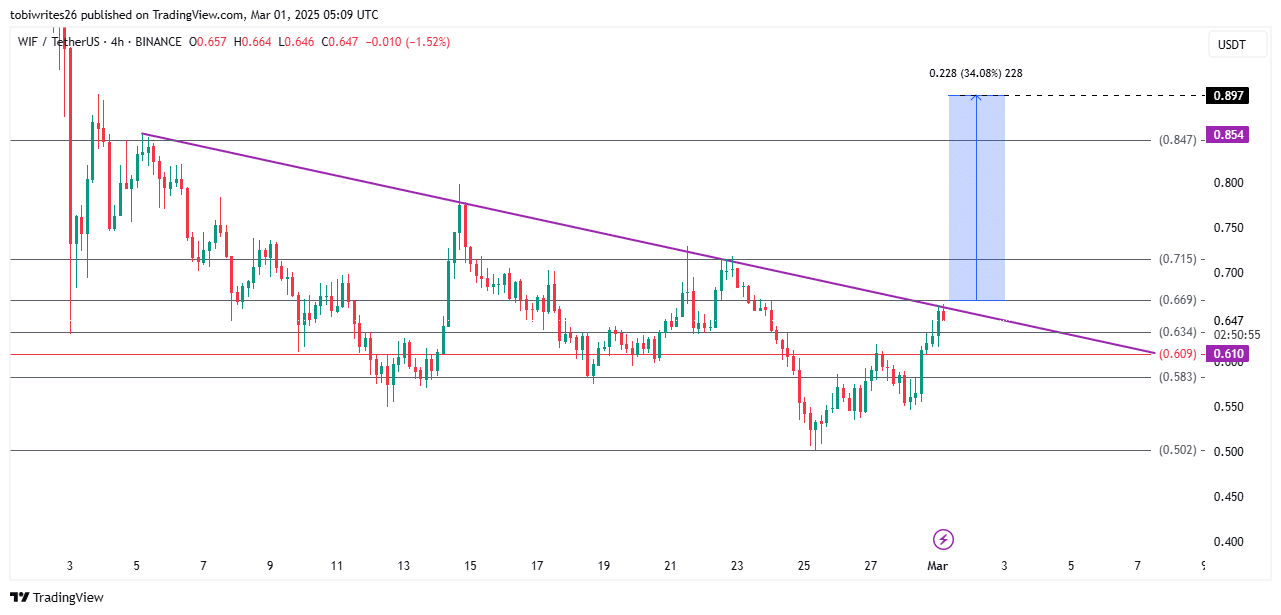 WIF sẽ vượt thử thách lớn nhờ trader dogwifhat? - Tin Tức Bitcoin - Cập Nhật Tin Tức Coin Mới Nhất 24/7 2025 WIF sẽ vượt thử thách lớn nhờ trader dogwifhat? - Tin Tức Bitcoin - Cập Nhật Tin Tức Coin Mới Nhất 24/7 2025