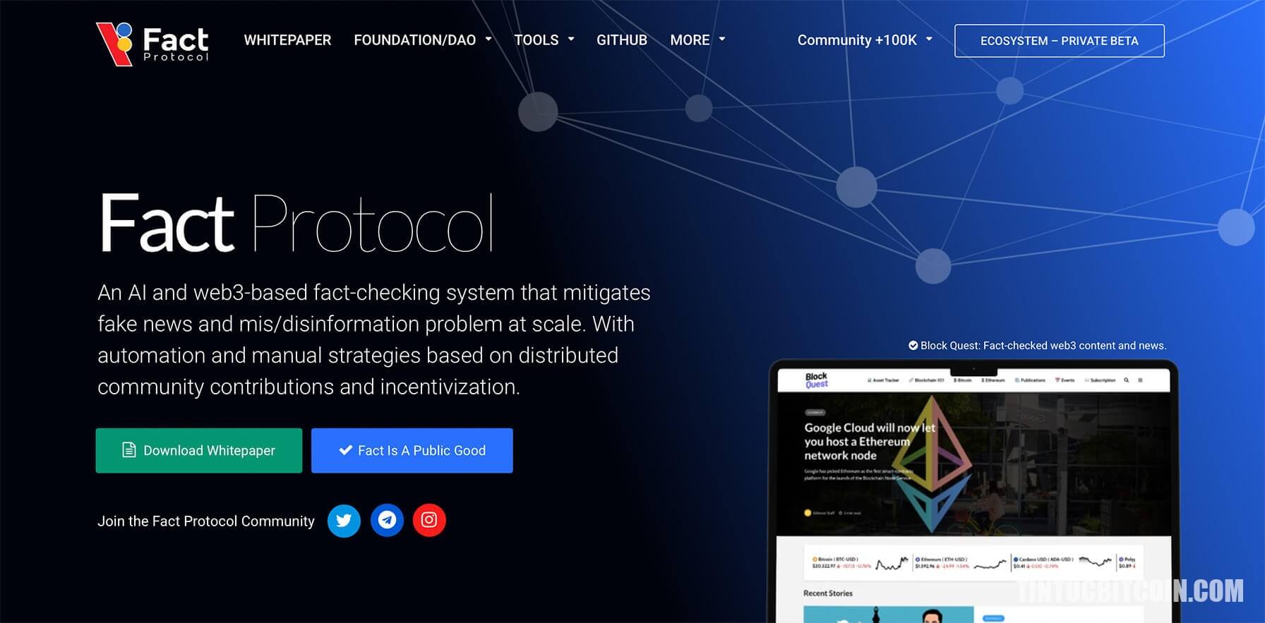 Fact Protocol là gì? Tổng quan về dự án Fact Protocol - Tin Tức Bitcoin - Cập Nhật Tin Tức Coin Mới Nhất 24/7 2025 Fact Protocol là gì? Tổng quan về dự án Fact Protocol - Tin Tức Bitcoin - Cập Nhật Tin Tức Coin Mới Nhất 24/7 2025