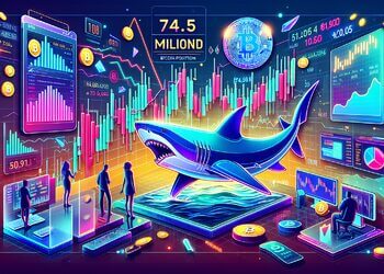 Cá mập đặt cược lớn: 74,5 triệu USD short Bitcoin