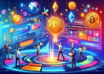 Nộp thuế Panama bằng Bitcoin, Ether & USDC dễ dàng
