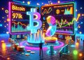 Giá Bitcoin đạt 97K USD, hoạt động mạng chững: Lo ngại?