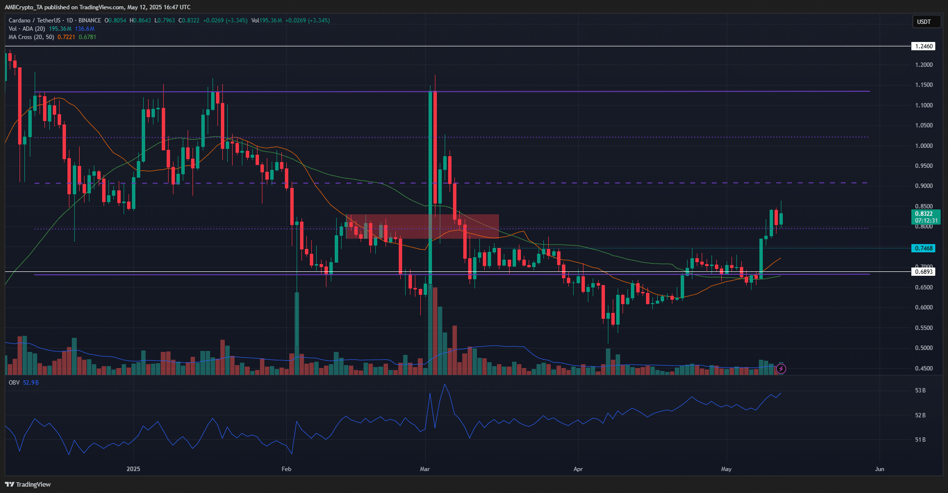Cardano 1-Day Chart