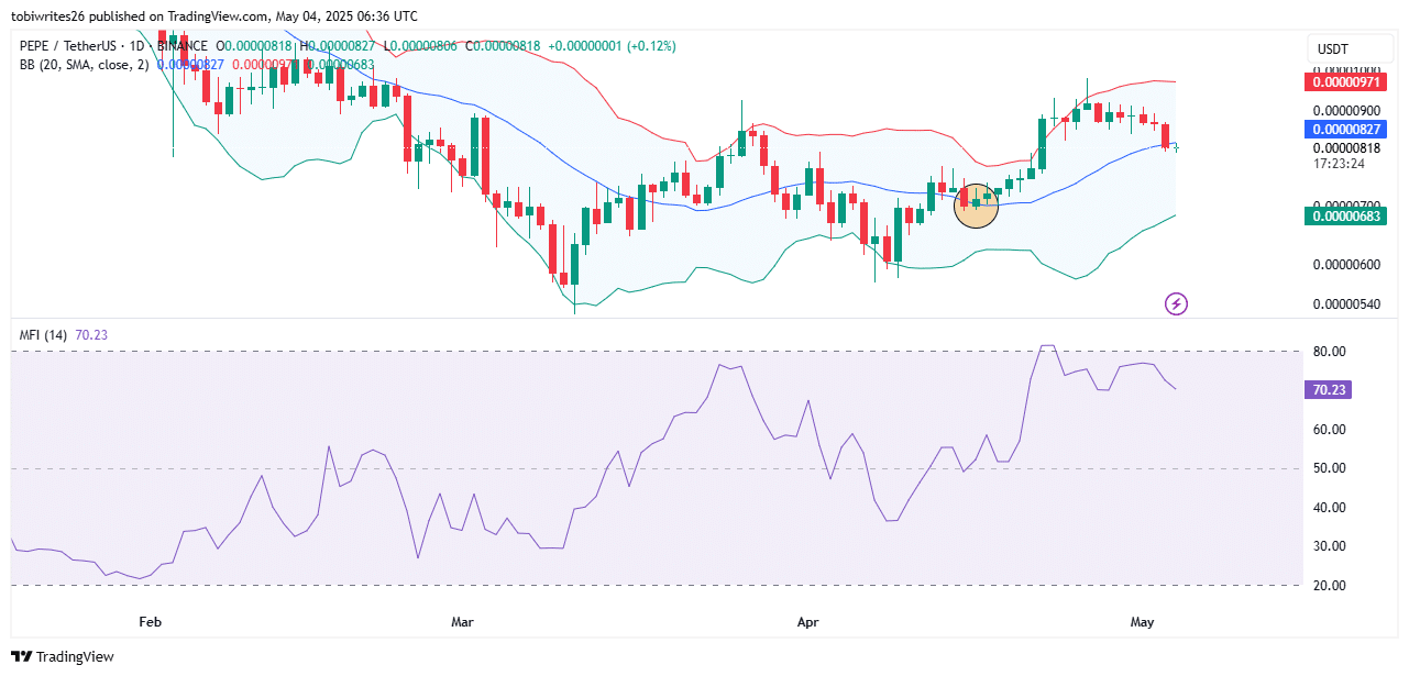 Giá Pepe điều chỉnh: Phục hồi tại mức nào? - Tin Tức Bitcoin - Cập Nhật Tin Tức Coin Mới Nhất 24/7 2025 Giá Pepe điều chỉnh: Phục hồi tại mức nào? - Tin Tức Bitcoin - Cập Nhật Tin Tức Coin Mới Nhất 24/7 2025