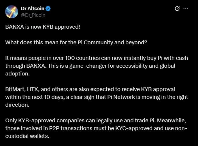 Phần thưởng lớn của Pi Network: Banxa mở khóa 100+ quốc gia - Tin Tức Bitcoin - Cập Nhật Tin Tức Coin Mới Nhất 24/7 2025 Phần thưởng lớn của Pi Network: Banxa mở khóa 100+ quốc gia - Tin Tức Bitcoin - Cập Nhật Tin Tức Coin Mới Nhất 24/7 2025