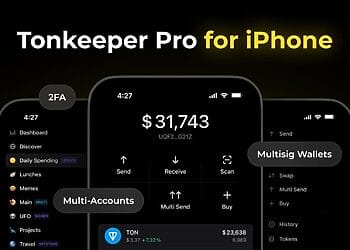 Tonkeeper Ra Mắt Ứng Dụng Pro: Đổi Mới Tiền Điện Tử iPhone