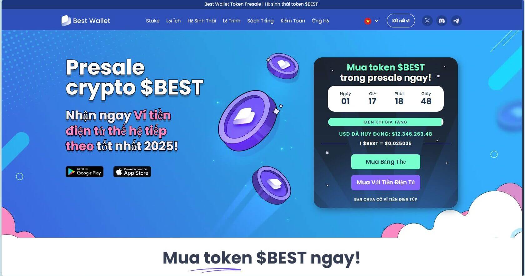 Best Wallet Token – Token tiện ích dành cho ví tiền điện tử thế hệ mới 