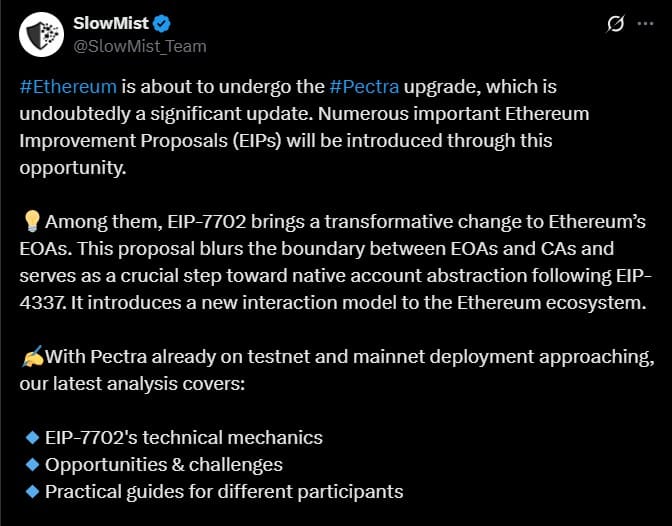Tính năng Ethereum mới phản tác dụng mất 150K USD trong tấn công sweeper sau nâng cấp Pectra - Tin Tức Bitcoin - Cập Nhật Tin Tức Coin Mới Nhất 24/7 2025 ethereum