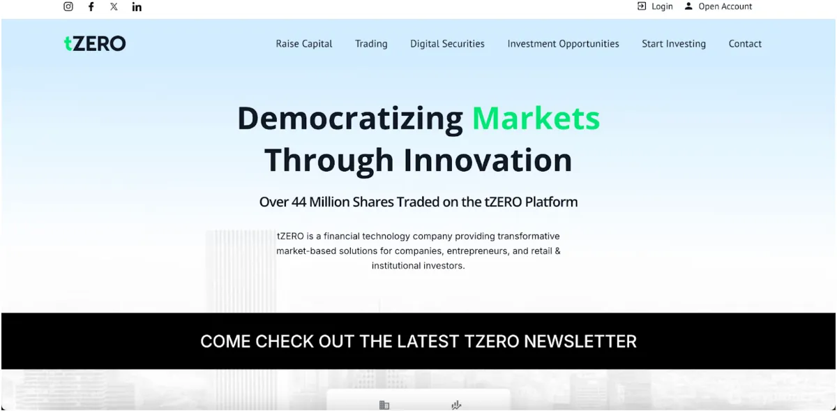 Giao diện tZero