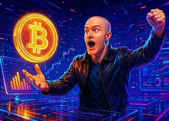 Brian Armstrong công bố mua Bitcoin hàng tuần, Coinbase đạt đỉnh cao mới