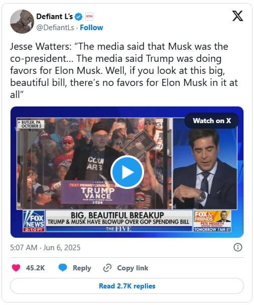 Mâu thuẫn giữa Donald Trump và Elon Musk