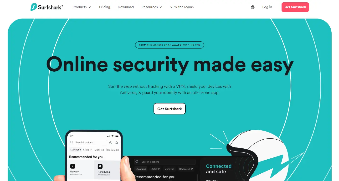 Surfshark – Giải pháp kinh tế nhưng đủ mạnh