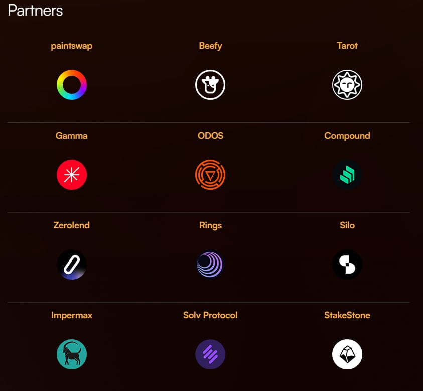 Shadow Exchange (SHADOW) là gì? Toàn tập về sàn DEX hàng đầu trên SONIC - Tin Tức Bitcoin - Cập Nhật Tin Tức Coin Mới Nhất 24/7 2025 Các đối tác của SHADOW
