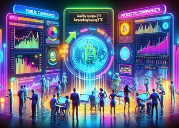 Bitcoin, các công ty đại chúng dẫn đầu bởi MicroStrategy vượt ETF về mua BTC