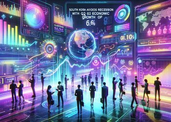 Hàn Quốc tránh suy thoái với tăng trưởng kinh tế quý 2 đạt 0,6%