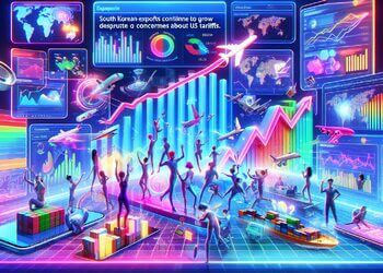 Xuất khẩu Hàn Quốc duy trì đà tăng bất chấp lo ngại thuế quan Hoa Kỳ