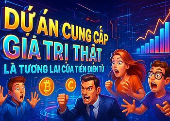 Dự án cung cấp giá trị thật là tương lai của tiền điện tử