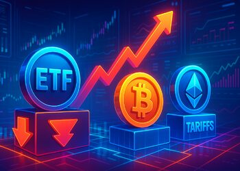 ETF spot BTC, ETH bị rút vốn, lạm phát tăng dưới thuế quan Trump